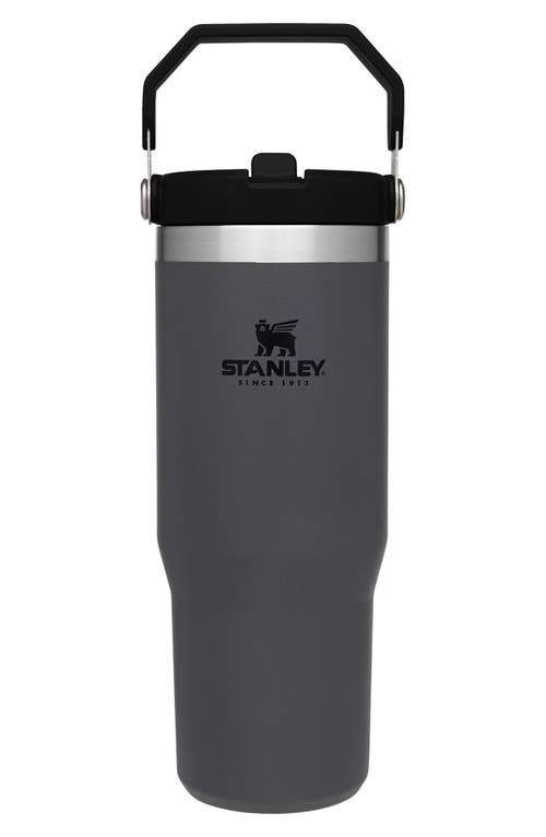Stanley The Ice Flow 30-Ounce Flip Straw Tumbler in Charcoal at Nordstrom, Size 30 Oz