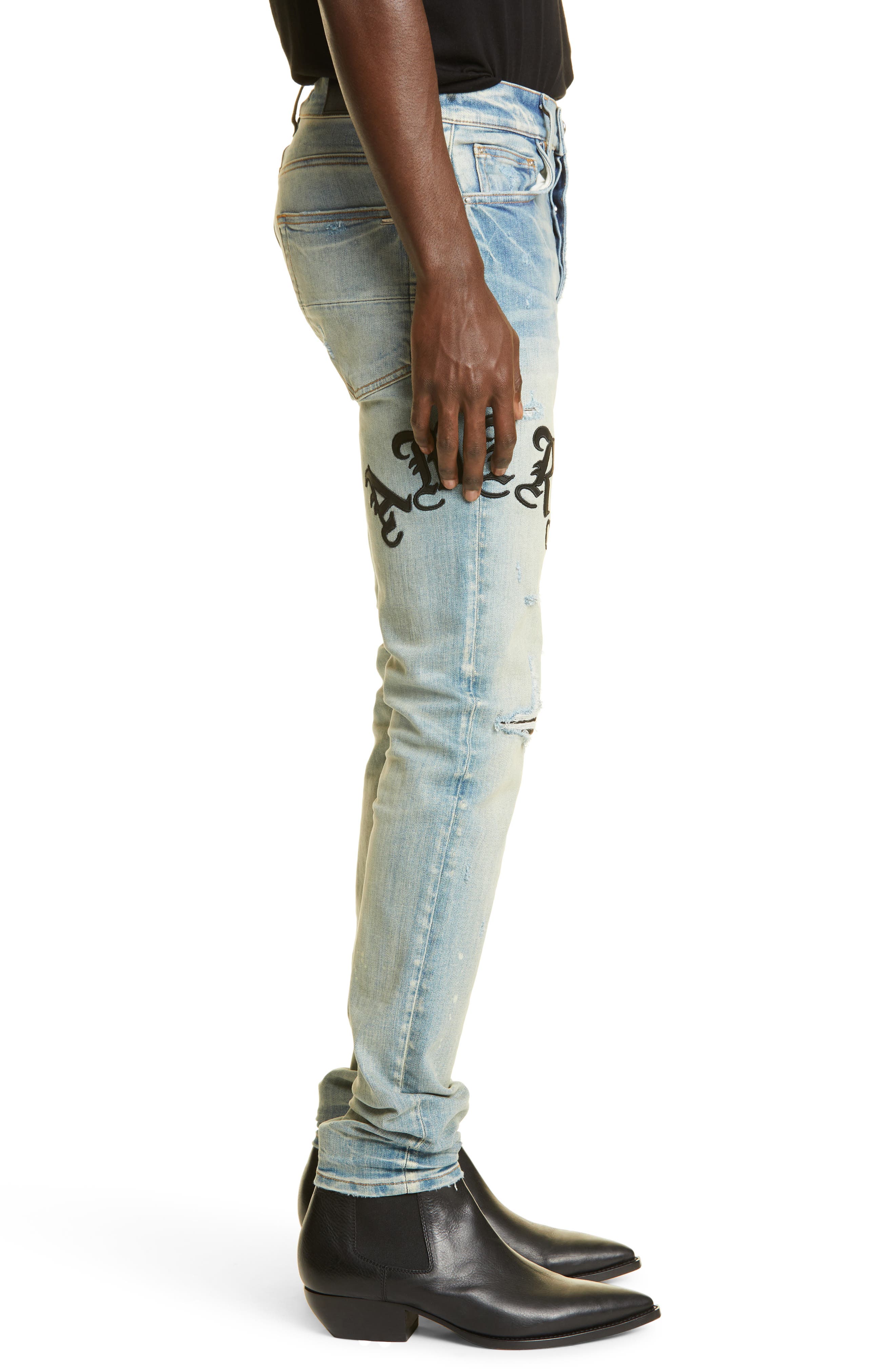 amiri jeans old english