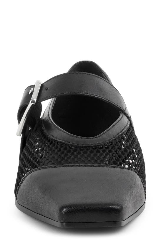 Shop Vagabond Shoemakers Wioletta Mesh Mary Jane Flat In Black