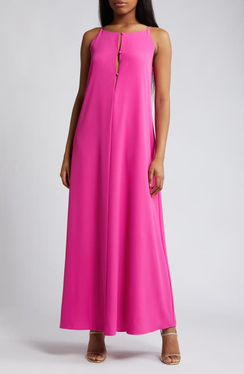 Ava Shapewear Maxi Dress - Pink
