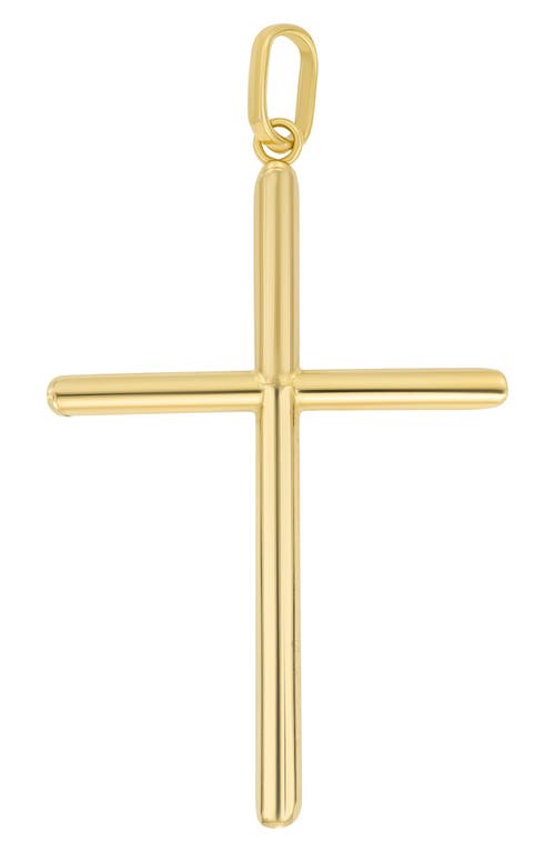 Bony Levy 14k Gold Cross Enhancer In 14k Yellow Gold