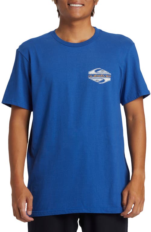 Quiksilver Diamond Graphic T-shirt In Blue