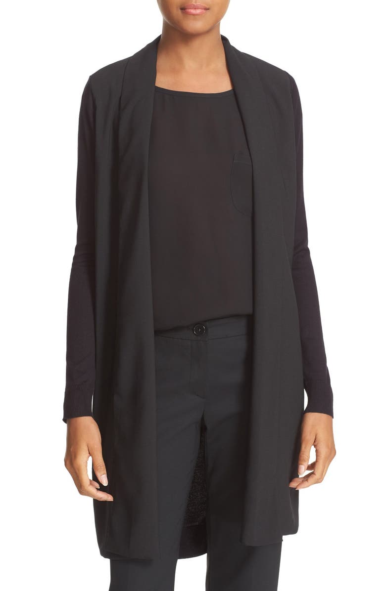 Ted Baker London Sonyia Longline Woven Front Wrap | Nordstrom