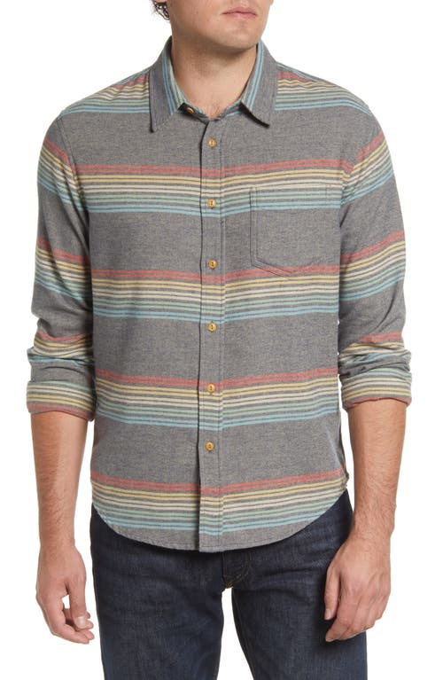 Rails Runson Stripe Flannel Button-Up Shirt in Happy Valley Stripe