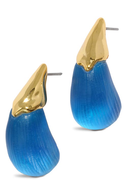 Shop Alexis Bittar Luminous Lucite® Drop Earrings In Cerulean