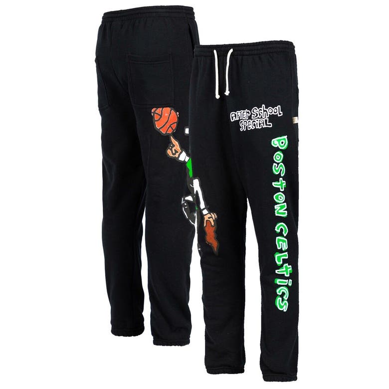 After School Special Men's Black Boston Celtics Sweatpants