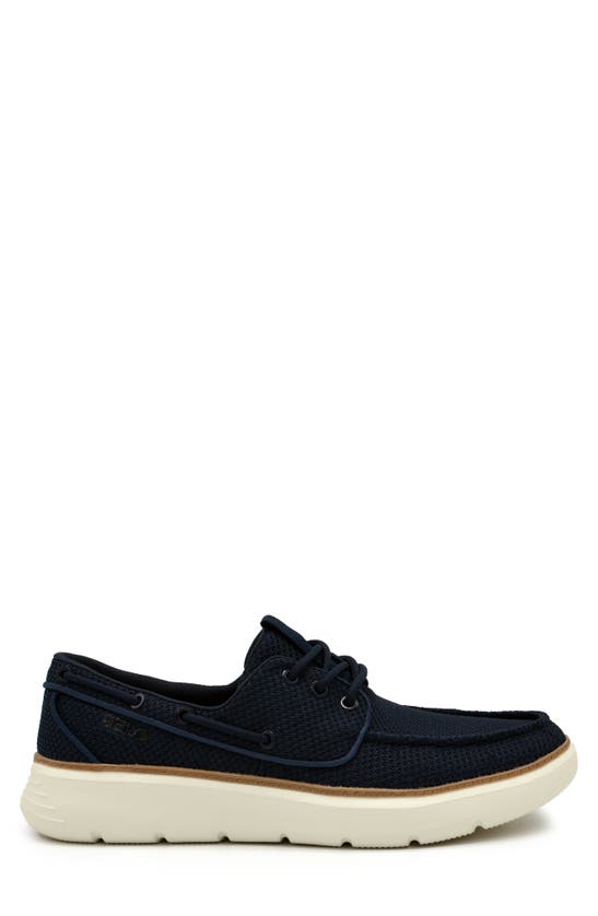 Delo Go Green Slip-on Boat Shoe In Navy