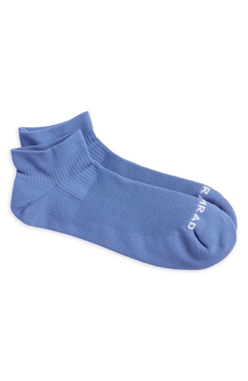 Shop Comrad Performance Compression Ankle Socks In Denim