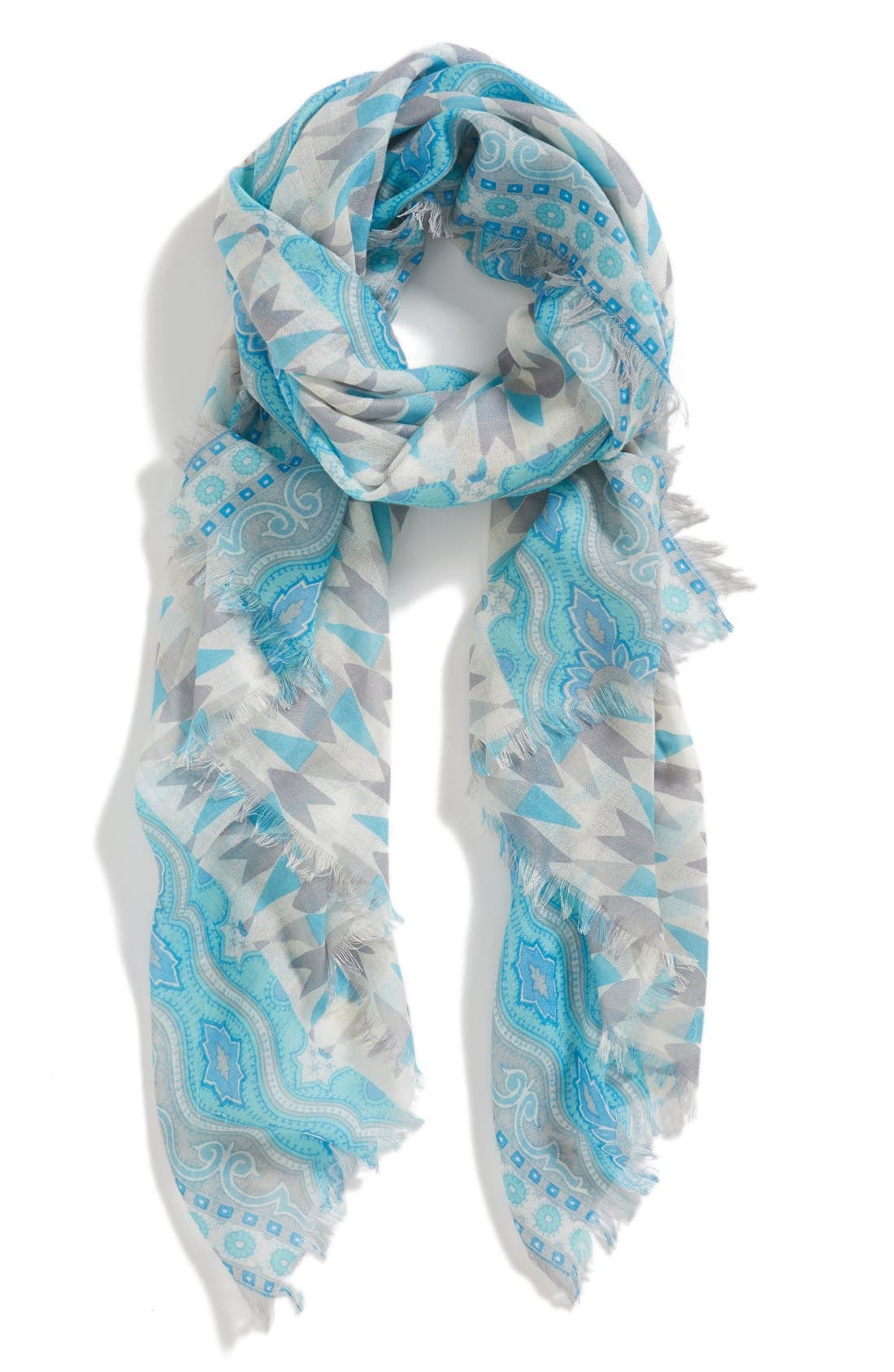 Nordstrom Print Cashmere & Silk Blend Scarf Nordstrom