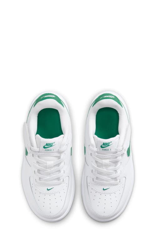 Shop Nike Air Force 1 Low Easyon Sneaker In White/white/malachite