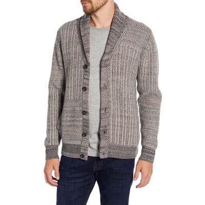 Billy Reid Patch Ribbon Wool Blend Cardigan Sweater, None