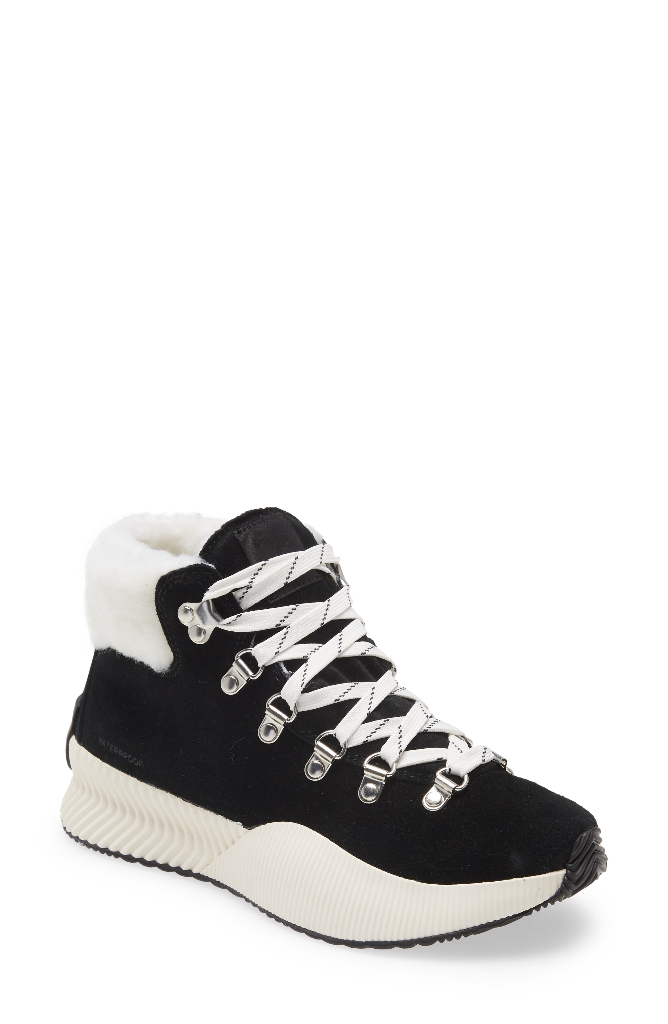 SOREL Out N' About III Conquest Waterproof Boot in Black Sea Salt at Nordstrom, Size 8