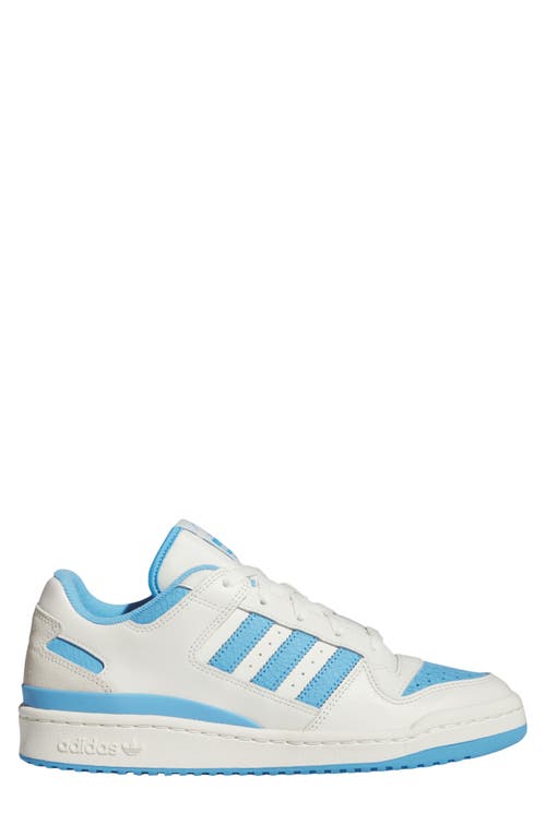 Shop Adidas Originals Adidas Forum Low Basketball Sneaker In Ivory/semi Blue Burst/ivory