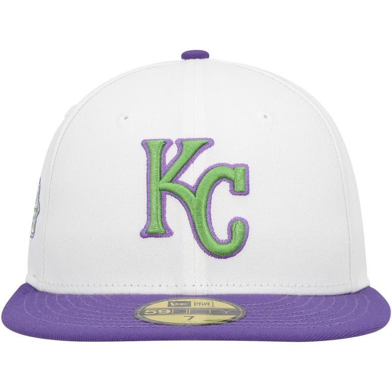 New Era White Kansas City Royals Side Patch 59fifty Fitted Hat ModeSens