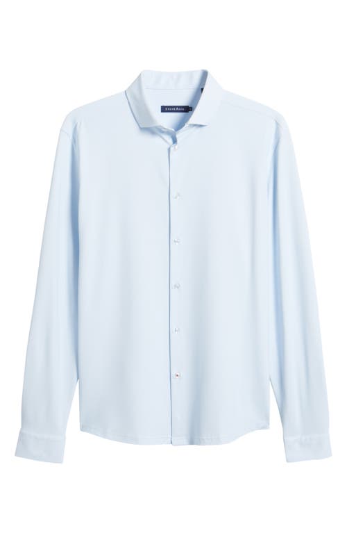 Stone Rose Techno Stretch Solid Performance Button-up Shirt In Light Blue