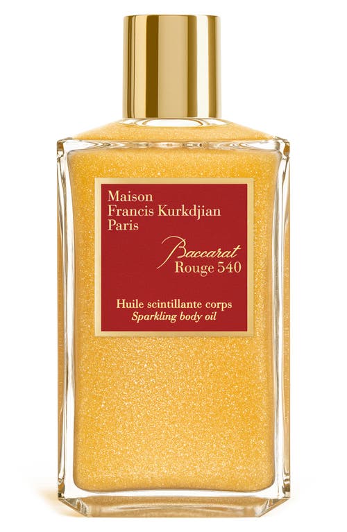 Maison Francis Kurkdjian Baccarat Rouge 540 Scented Sparkling Body Oil