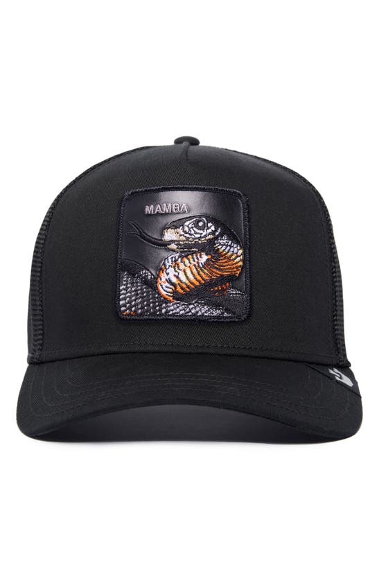 Shop Goorin Bros Mamba Snapback Trucker Hat In Black