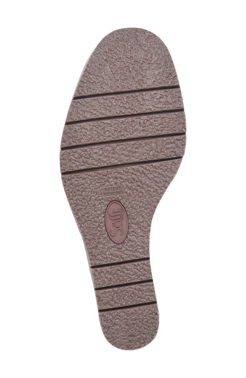 Söfft Maguire Waterproof Wedge Bootie In Bourbon Red
