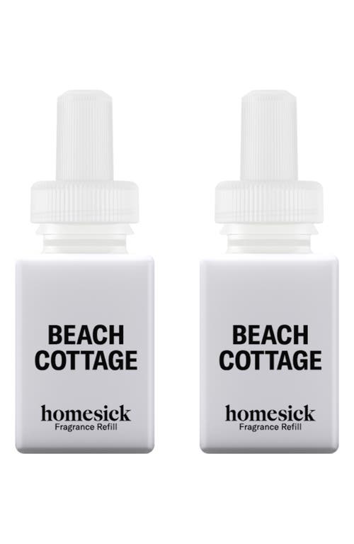 PURA x Homesick 2-Pack Diffuser Fragrance Refills in Beach Cottage at Nordstrom