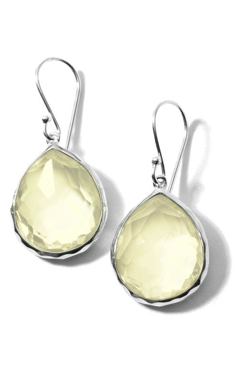 Shop Ippolita Rock Candy Citrine Drop Earrings In Lemon Citrine