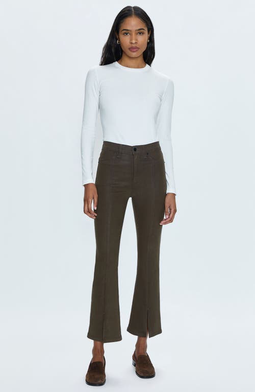 PISTOLA PISTOLA LENNON COATED SLIT WIDE LEG JEANS 