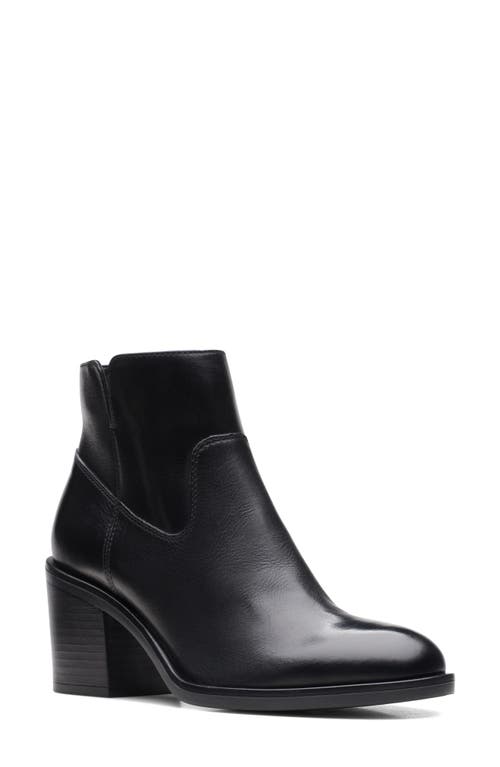 Clarks(r) Valvestino Lo Bootie in Black Leather