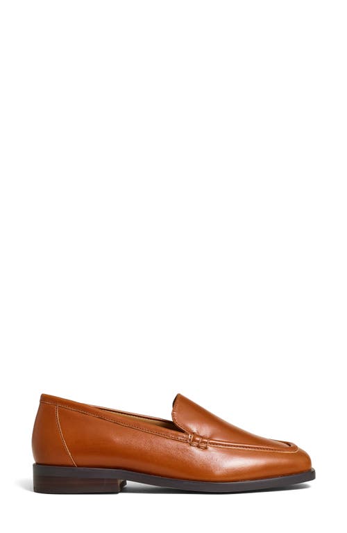 Ludlow Square Toe Loafer in Warm Coffee