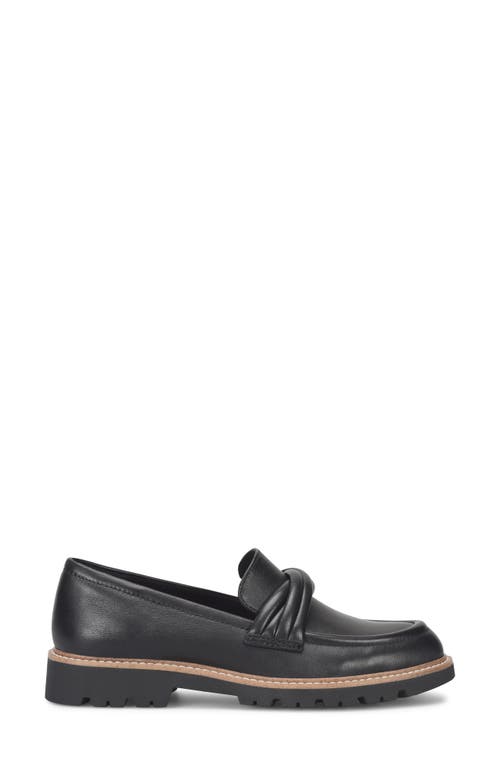 Comfortiva Lilac Leather Casual Shoe In Black