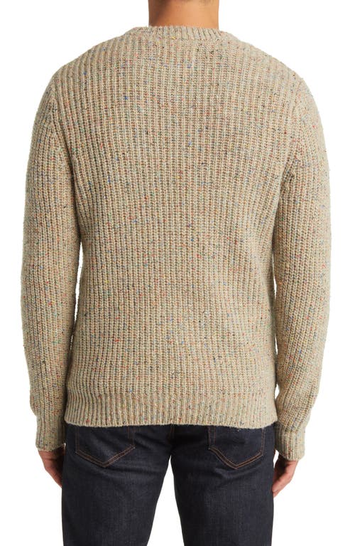 Schott Nyc Donegal Wool Blend Sweater In Tan