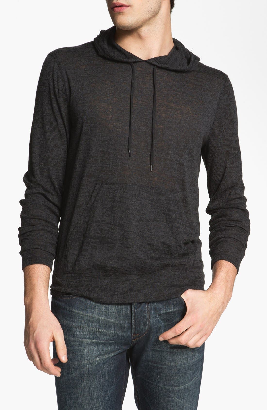 John Varvatos Star USA Burnout Hoodie | Nordstrom