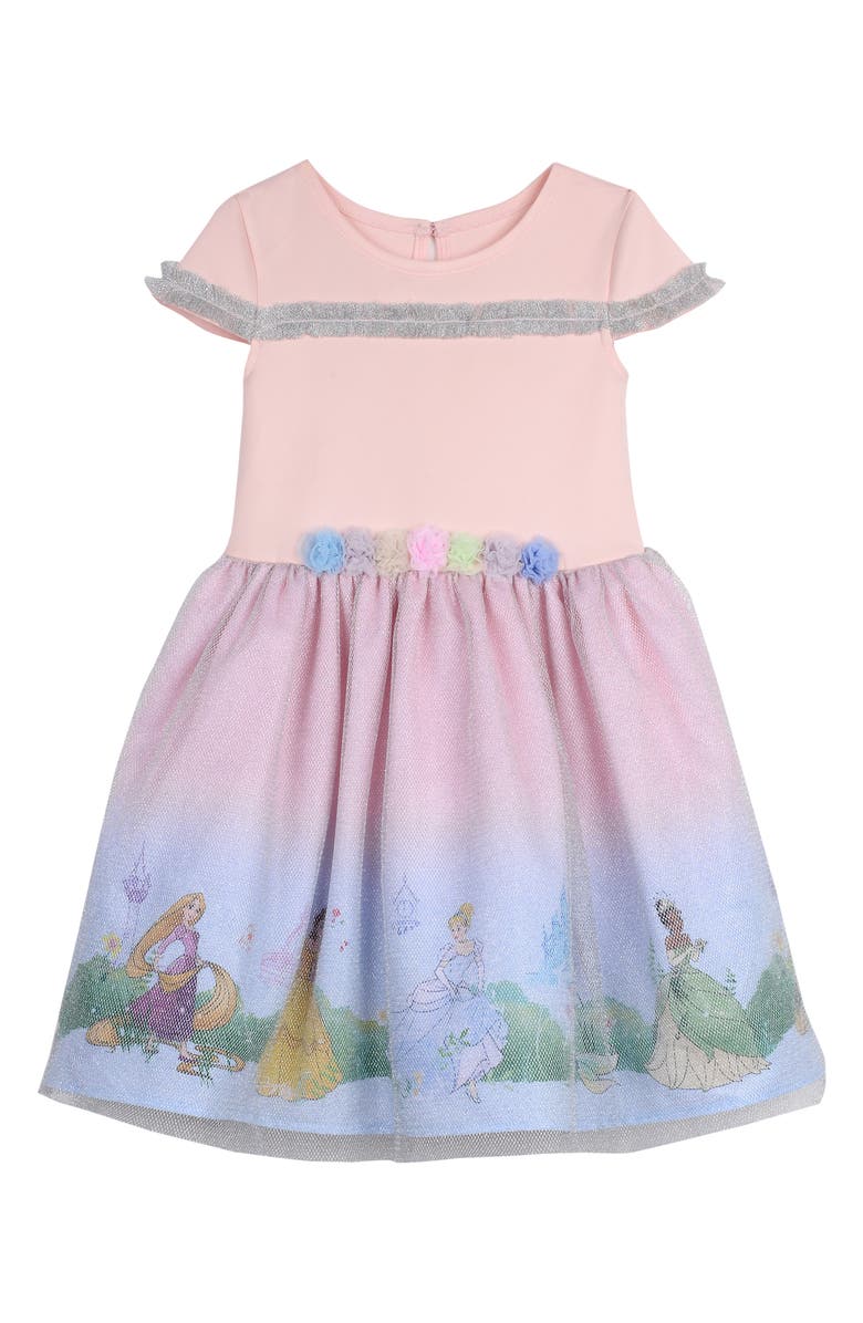 Pippa Julie Disney Princess Border Print Dress Toddler Girls