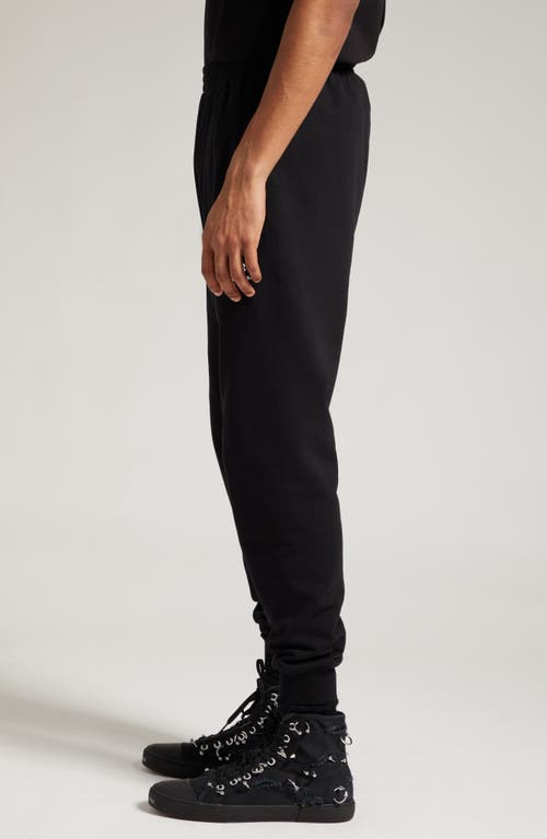 Shop Balenciaga Infinity Logo Slim Fit Cotton Joggers In Black/white