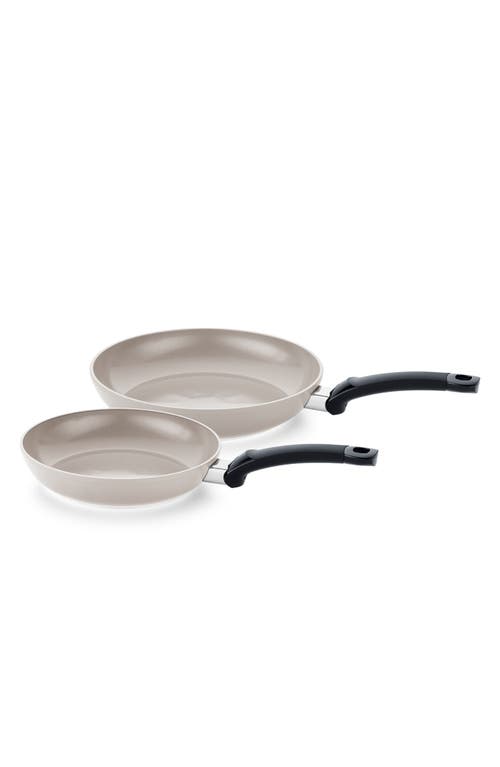 Fissler Ceratal Classic 2-piece The Healthy Frying Pan Set In Warm Grey