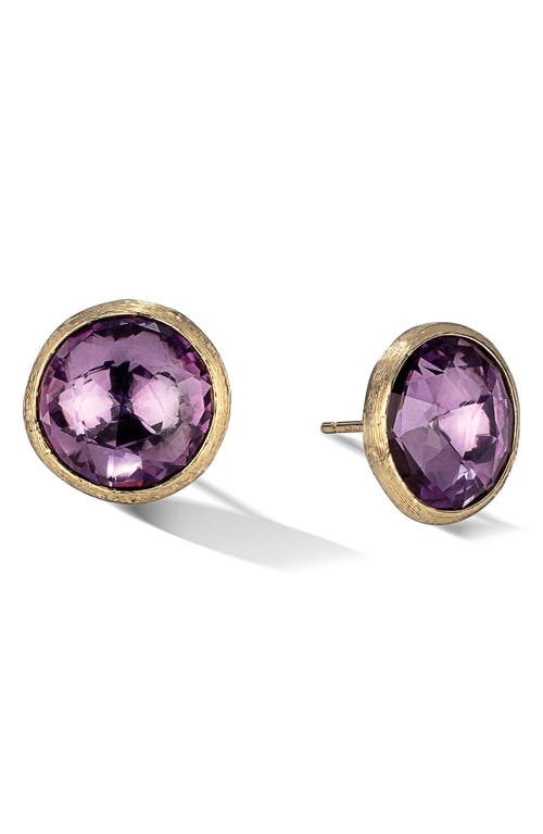 Marco Bicego Jaipur Amethyst Stud Earrings in Yellow Gold at Nordstrom