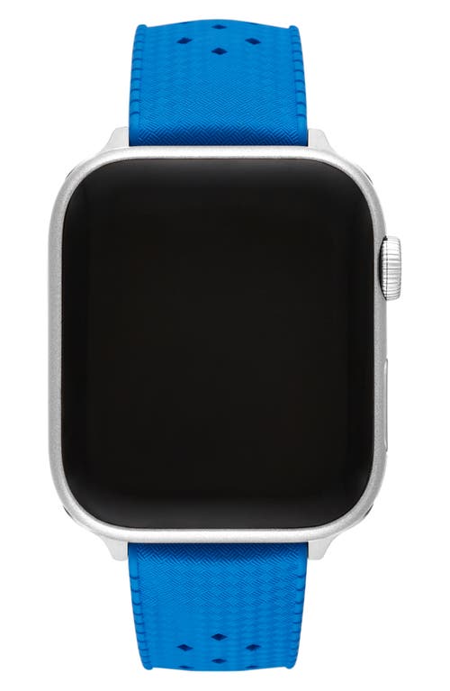 Zodiac Tropic Rubber Apple Watch® Watchband In Blue