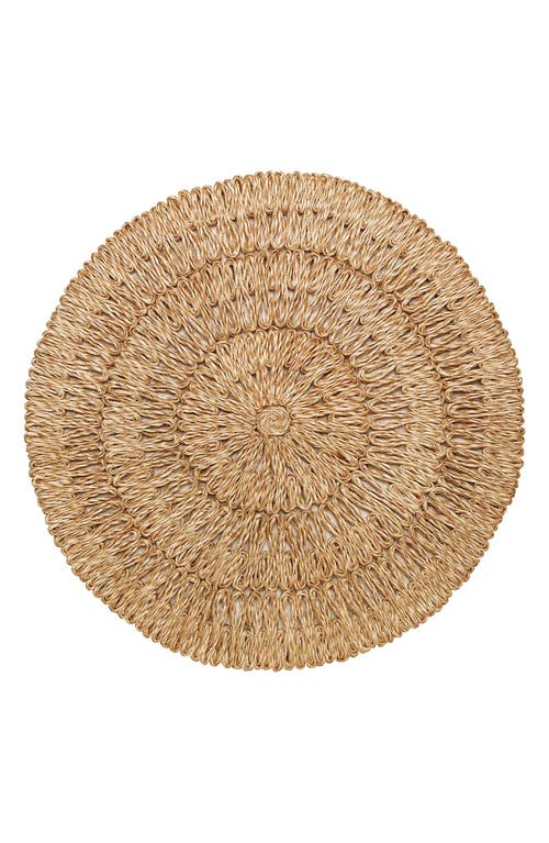 Juliska Straw Loop Natural Placemats, Set Of 4 In Natural