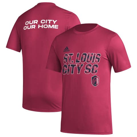 Men's adidas Red Louisville Cardinals Hall Pass Creator AEROREADY T-Shirt