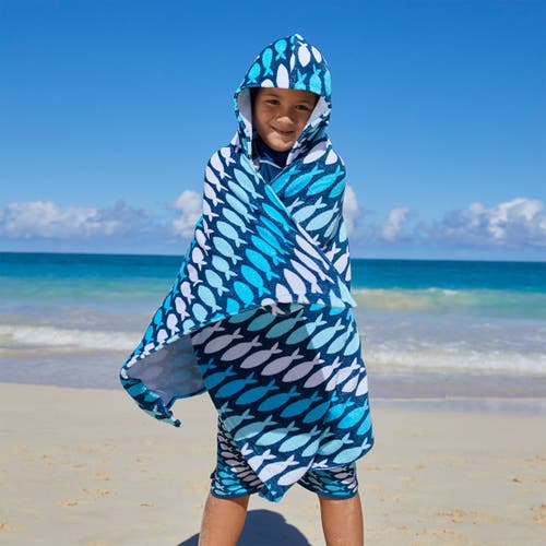 Uv Skinz Hooded Beach Towel In Shark Shiver