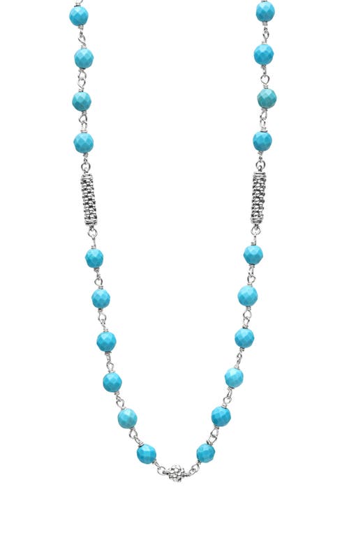 LAGOS Caviar Icon Turquoise Bead Necklace at Nordstrom