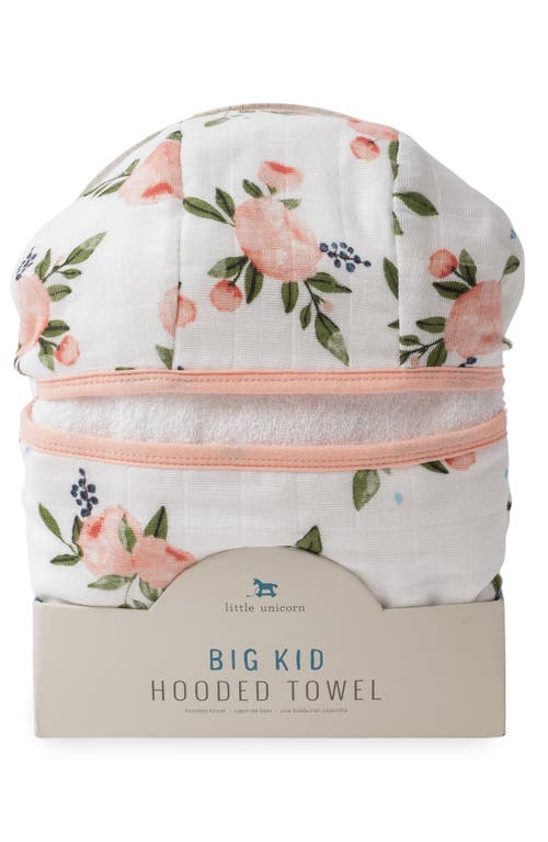 LITTLE UNICORN LITTLE UNICORN COTTON MUSLIN & TERRY HOODED TOWEL