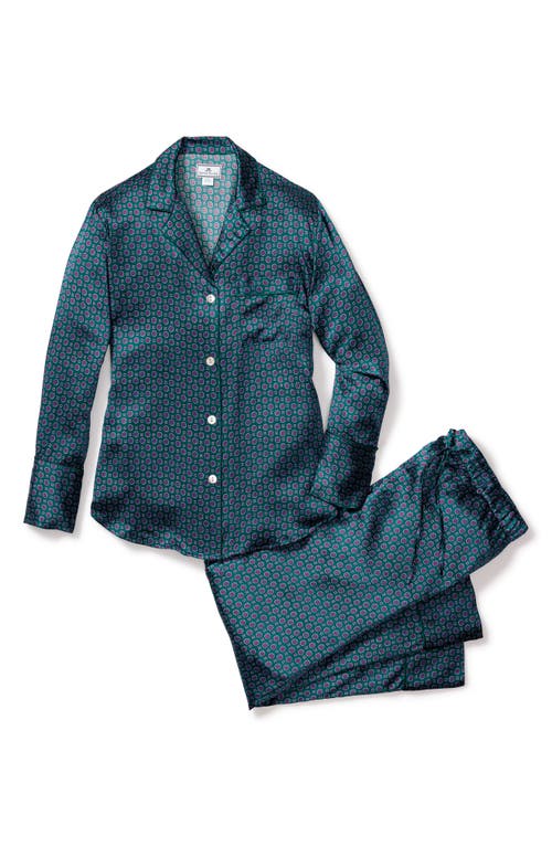 PETITE PLUME PETITE PLUME MEDALLION MULBERRY SILK PAJAMAS