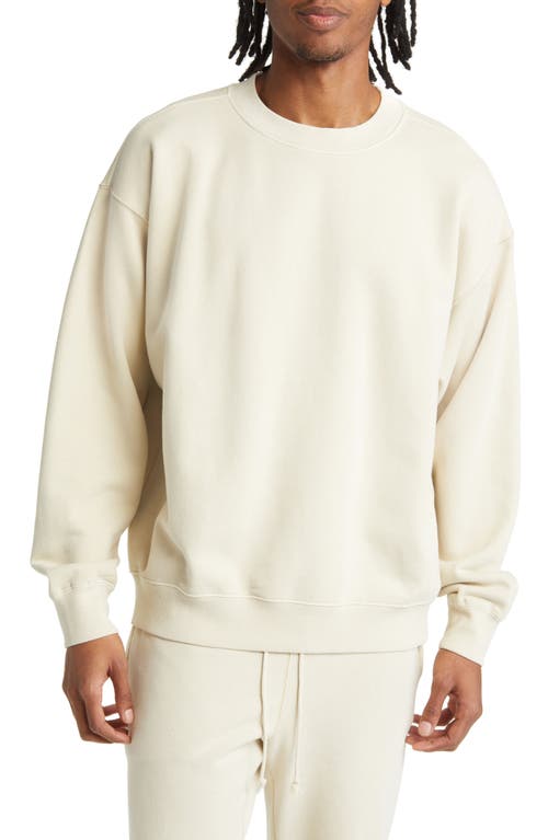 Elwood Men's Core Oversize Crewneck Sweatshirt in Vintage Silk
