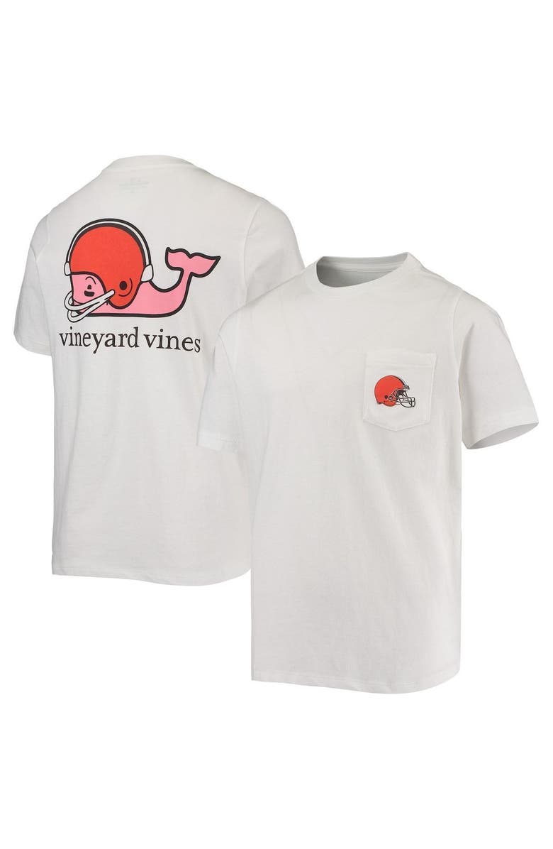 vineyard vines Youth Vineyard Vines White Cleveland Browns Whale Helmet ...