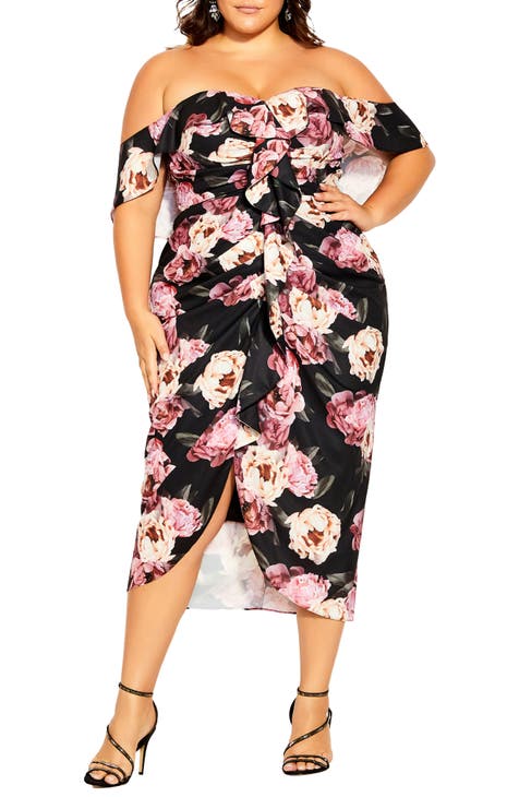 Off the Shoulder Plus Size Dresses for Women | Nordstrom