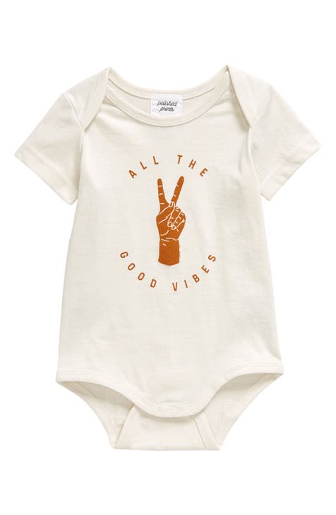 All the Good Vibes Organic Cotton Bodysuit (Baby)