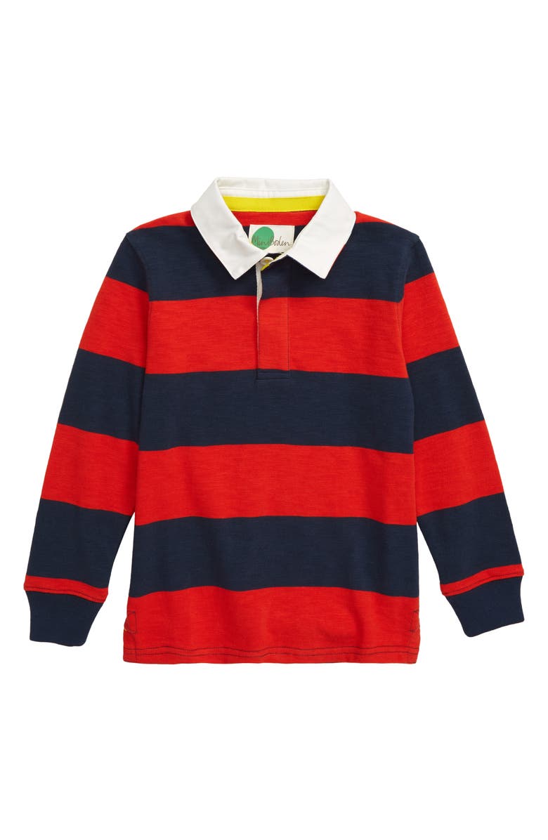 Mini Boden Rugby Polo Shirt (Toddler Boys, Little Boys & Big Boys ...