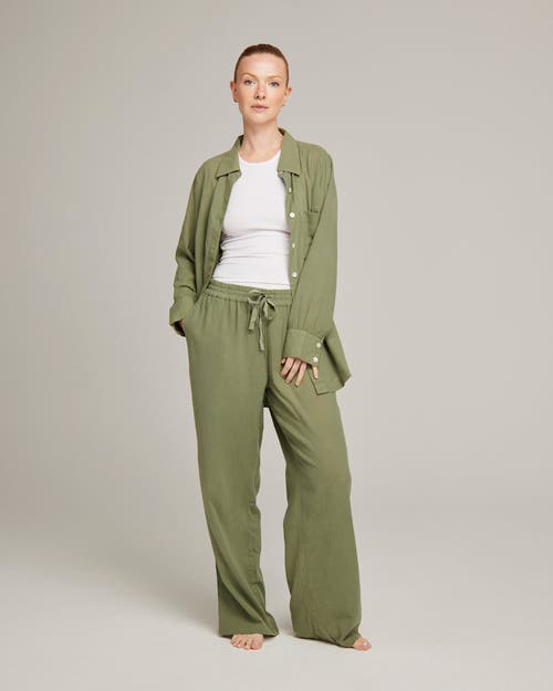 Shop Nudea The Classic Trouser In Sage