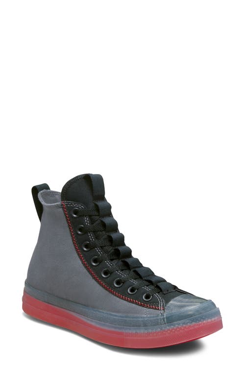 Converse Chuck Taylor All Star CX Explore High Top Sneaker in Iron Grey/Black/Red