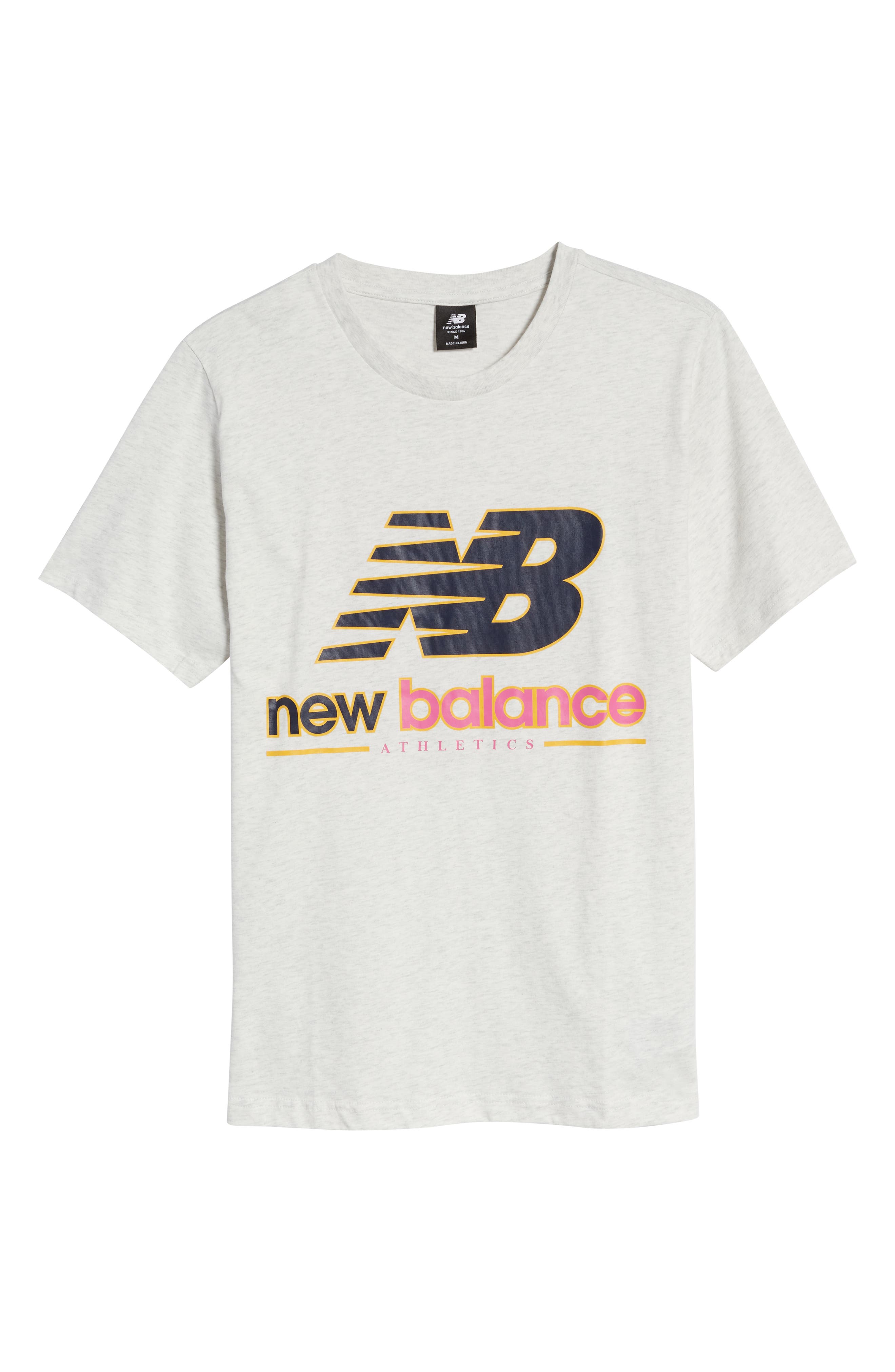 Visita lo Store di New BalanceNew Balance Higher Learning Badge Short Sleeve T-shirt L 