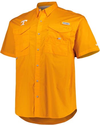 Columbia Men's Columbia Tennessee Orange Tennessee Volunteers Big & Tall  Bonehead Logo Button-Up Shirt